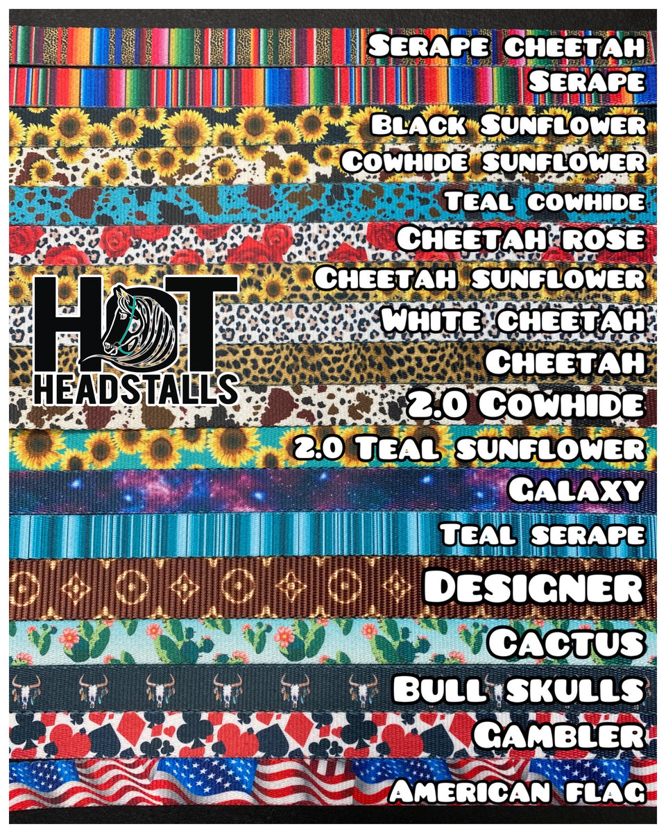 Custom Back Cinch Parts Hot Headstalls