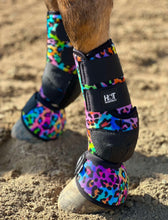 Load image into Gallery viewer, Rainbow Cheetah Sport Boots