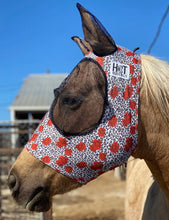 Load image into Gallery viewer, Cheetah Rose Fly Mask
