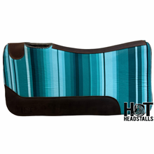 Load image into Gallery viewer, Teal Serape Saddle Pad