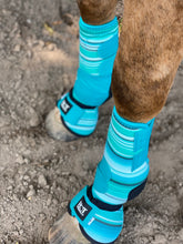 Load image into Gallery viewer, Teal Serape Sport Boots