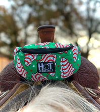 Load image into Gallery viewer, Christmas Tree Cakes Saddle Pouch