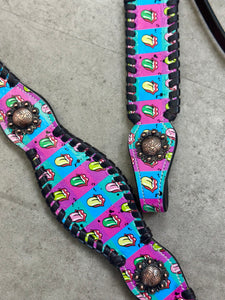 Rolling Checkered Leather Tack