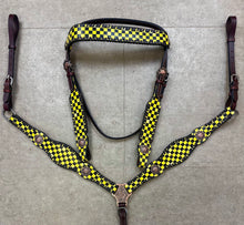 Load image into Gallery viewer, Yellow Checkered Tack Set