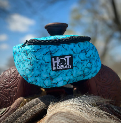 Turquoise Stone Saddle Pouch