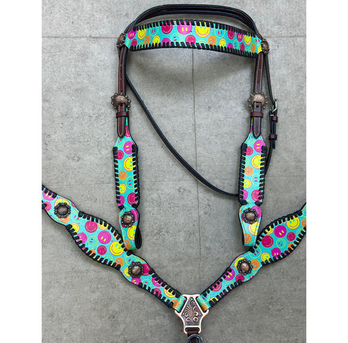 Neon Smiles Tack Set
