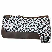 Load image into Gallery viewer, White Cheetah Saddle Pad