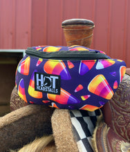 Load image into Gallery viewer, Candy Corn Saddle Pouch