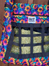 Load image into Gallery viewer, Rainbow Sunflowers Hay Bag