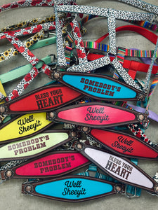 Sassy Saying Bronc Halters