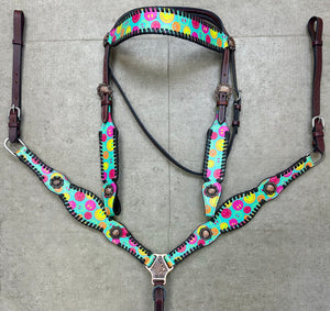 Neon Smiles Tack Set