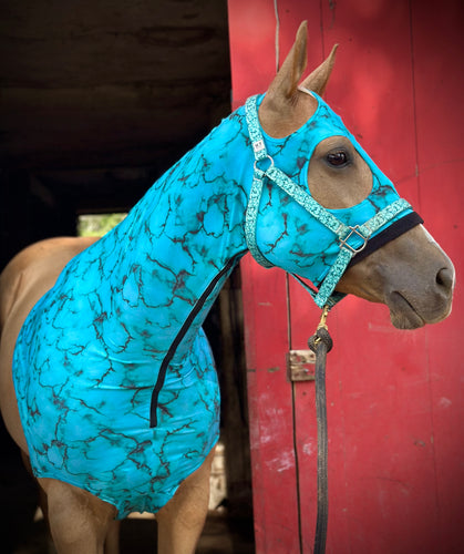 Turquoise Stone Lycra Hood