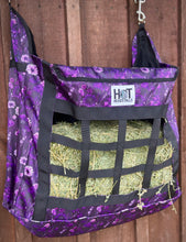 Load image into Gallery viewer, Purple Wildflowers Hay Bag