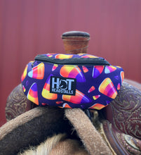 Load image into Gallery viewer, Candy Corn Saddle Pouch