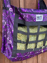 Load image into Gallery viewer, Purple Wildflowers Hay Bag