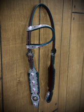 Load image into Gallery viewer, Halloween One Ear Leather Headstalls