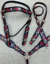 Load image into Gallery viewer, Roses and Moths Leather Set