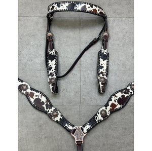 Cowhide Leather Tack Set