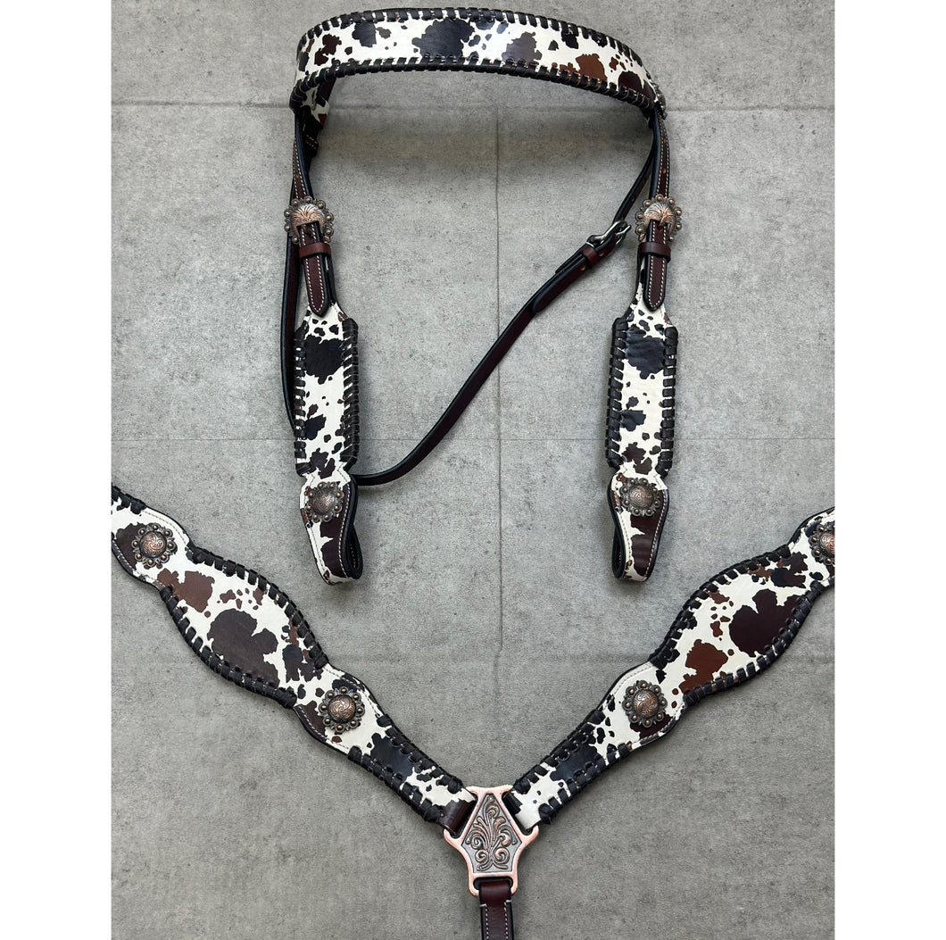 Cowhide Leather Tack Set