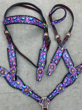 Load image into Gallery viewer, Rainbow Skulls Leather Set
