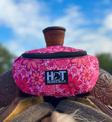 Flower Power Saddle Pouch