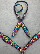 Load image into Gallery viewer, Rainbow Sunflowers Tack Set
