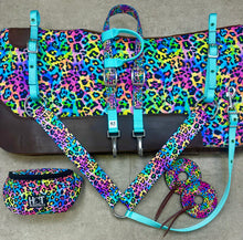 Load image into Gallery viewer, Rainbow Cheetah and Ice Blue Tack Bundle