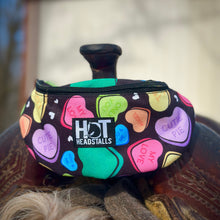 Load image into Gallery viewer, Candy Hearts Saddle Pouch