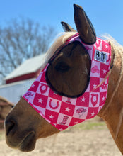 Load image into Gallery viewer, Cowgirl Checkered Fly Mask