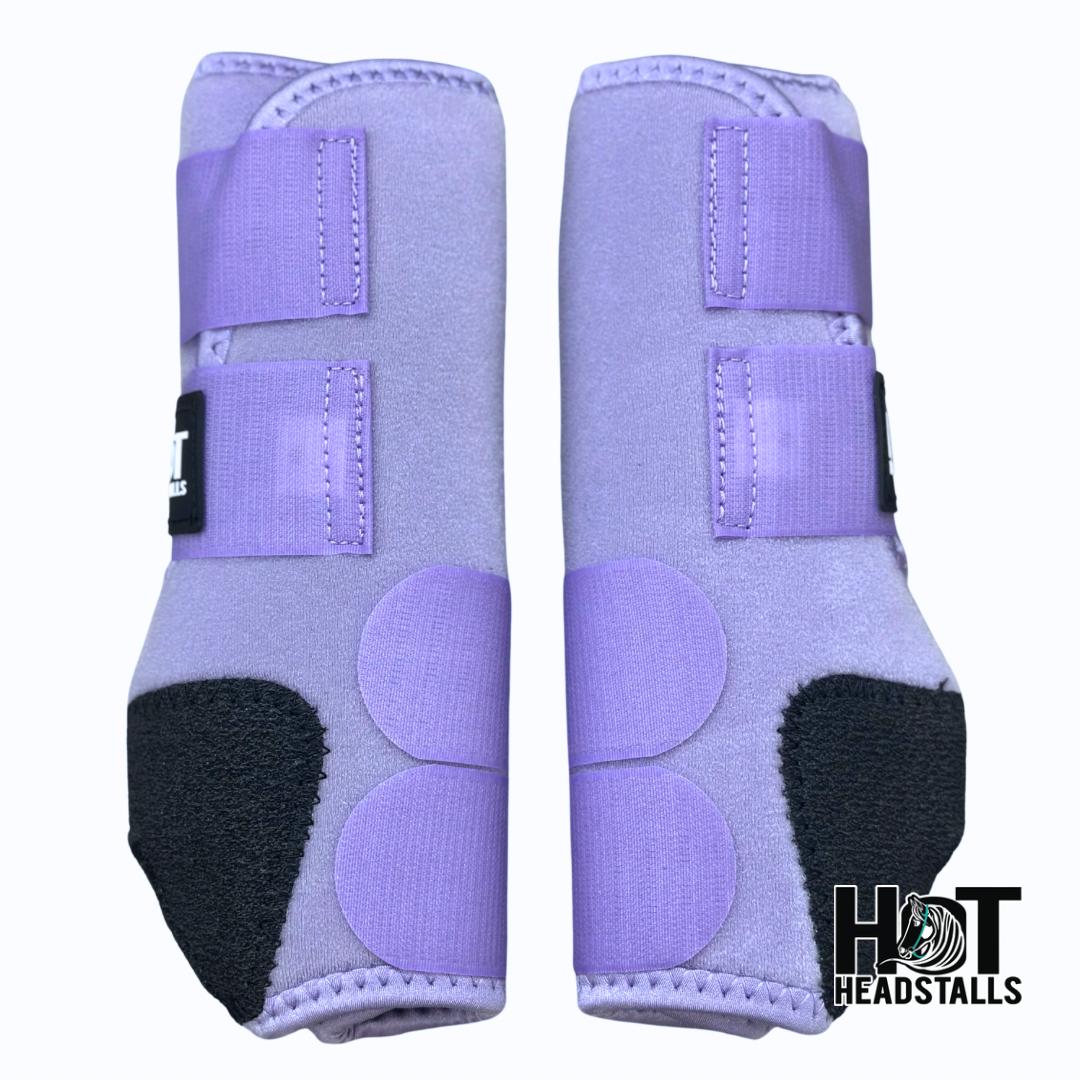 HORZE Adepto Tendon Boots - Languid Lavender Purple - Horse : :  Sports & Outdoors