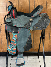 Load image into Gallery viewer, Aztec Serape 14” Saddle