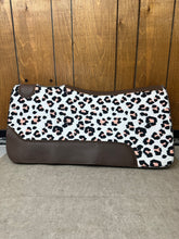 Load image into Gallery viewer, White Cheetah Saddle Pad