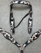 Load image into Gallery viewer, Cowhide Leather Tack Set