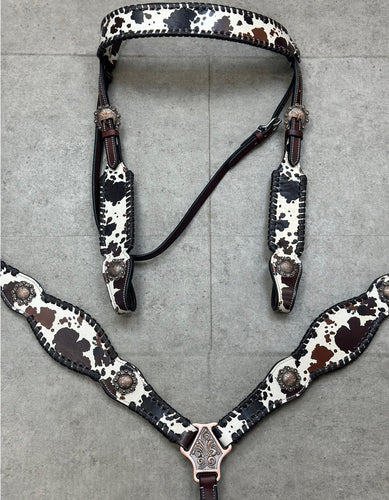 Cowhide Leather Tack Set