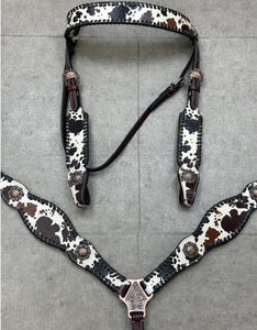Cowhide Leather Tack Set