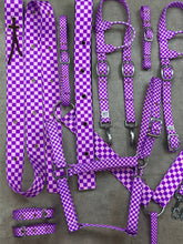 Load image into Gallery viewer, Purple Checkered Tack