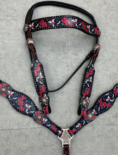 Load image into Gallery viewer, Roses and Moths Leather Set