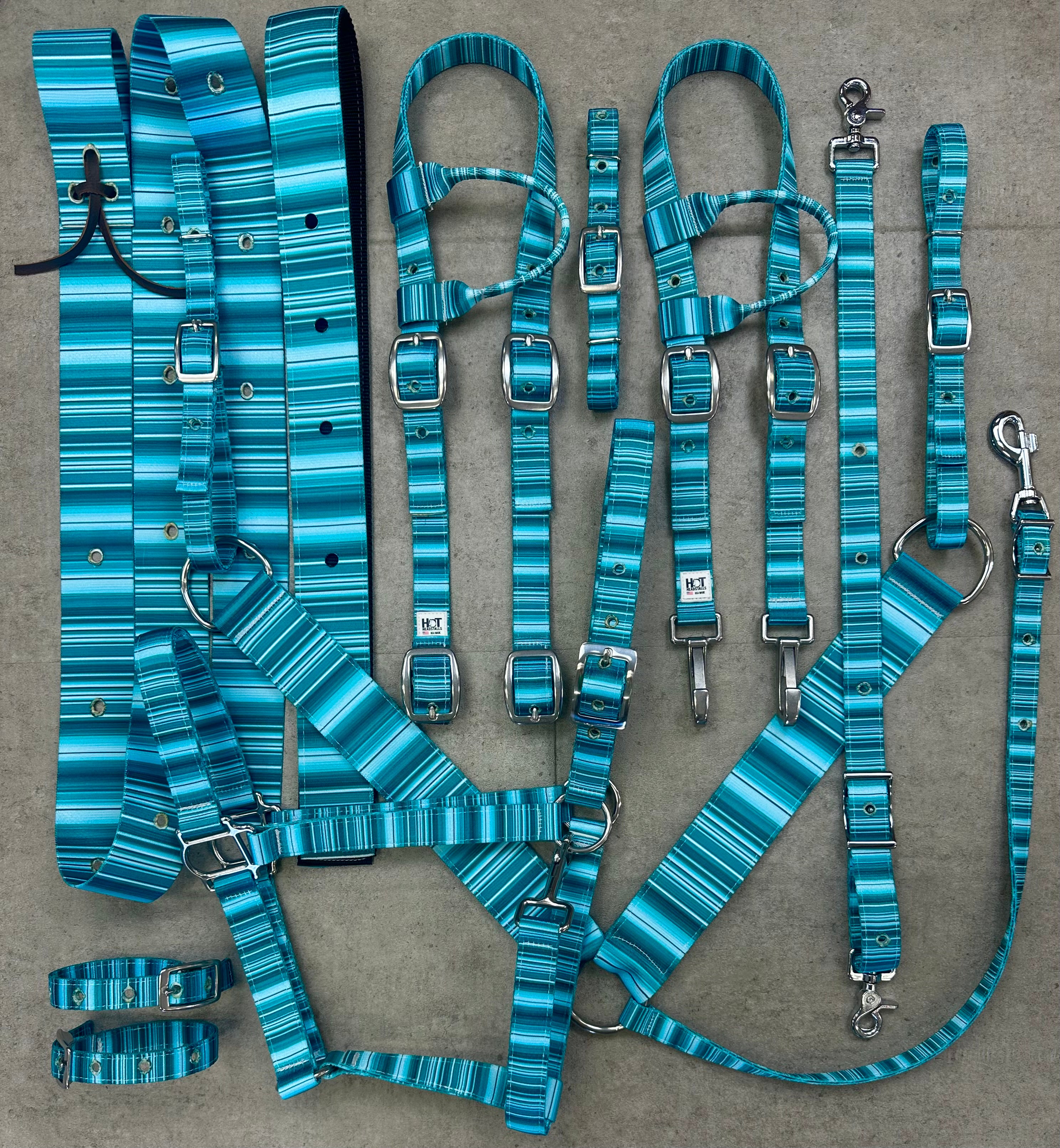 Teal Serape Tack – Hot Headstalls