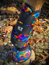 Load image into Gallery viewer, Rainbow Sunflowers Sport Boots