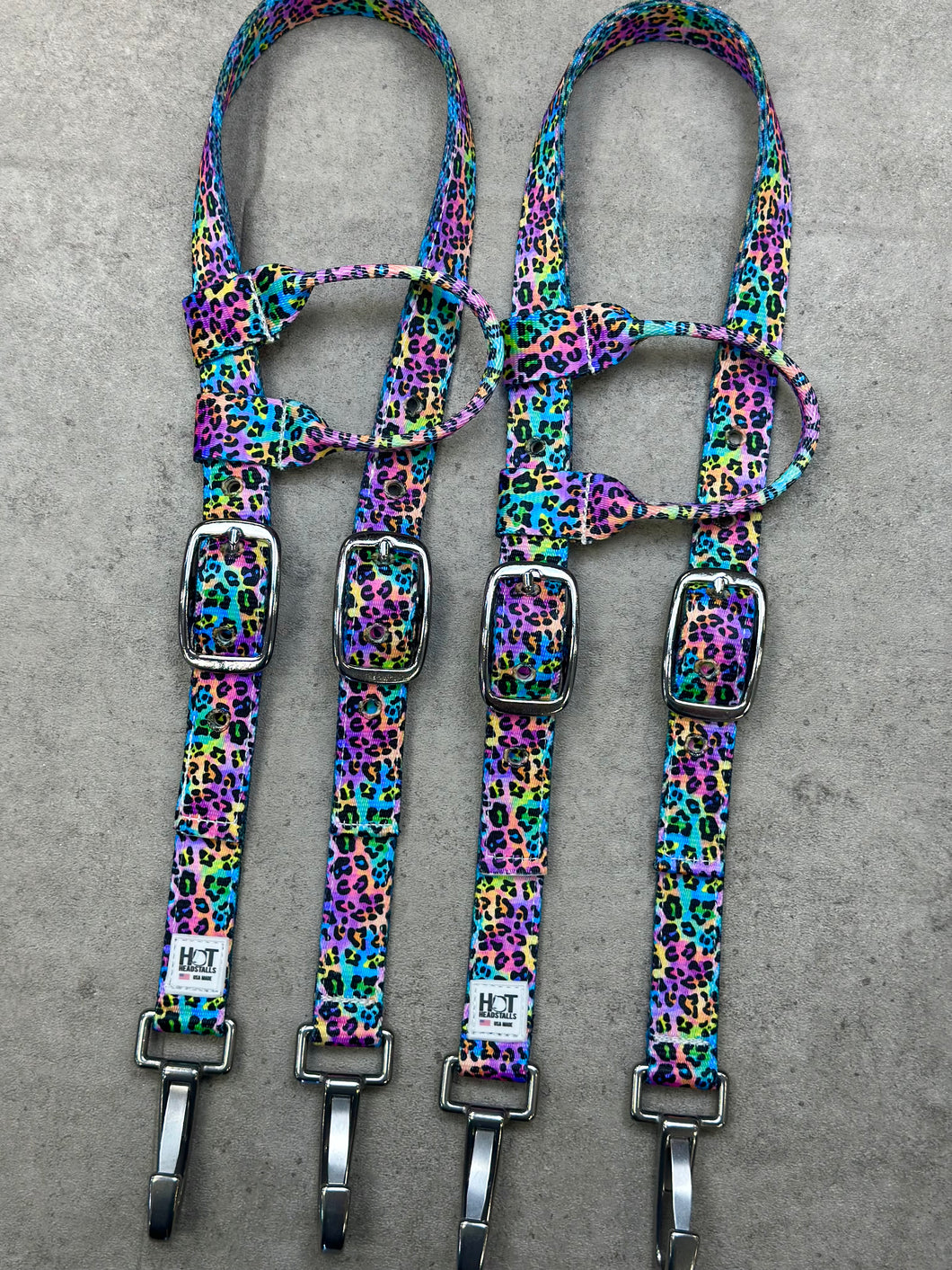 Rainbow Cheetah Tack
