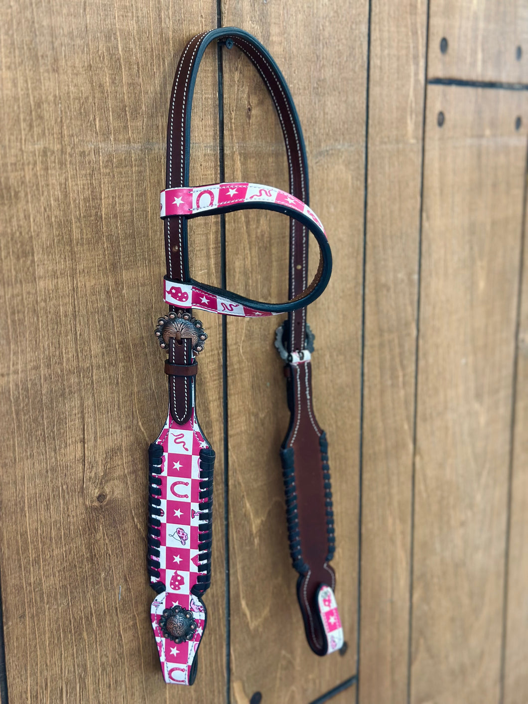 One Ear Leather Headstalls