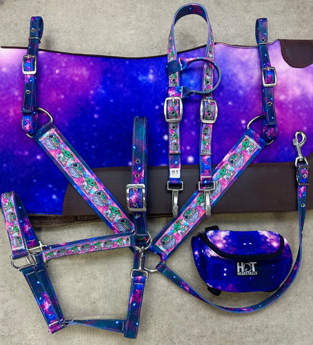 Galaxy and Baby Yoda Unicorn Tack Bundle