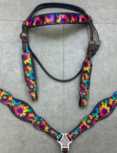 Load image into Gallery viewer, Rainbow Sunflowers Tack Set