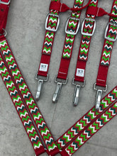 Load image into Gallery viewer, Watermelon Chevron Tack Set