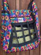 Load image into Gallery viewer, Rainbow Sunflowers Hay Bag