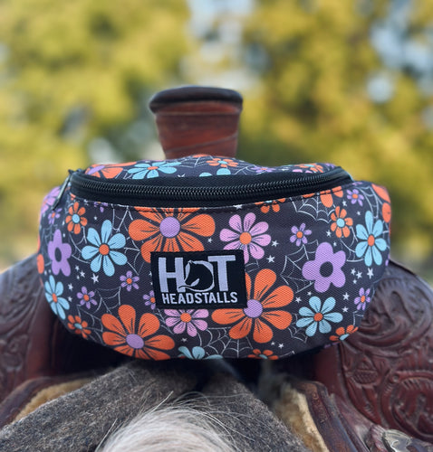 Spooky Blooms Saddle Pouch