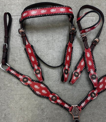 Dr. Pepper Leather Tack