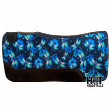 Load image into Gallery viewer, Dragonflies Square Saddle Pad