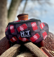 Load image into Gallery viewer, Checkered Dr. Pepper Saddle Pouch