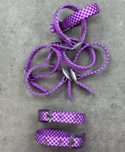 Load image into Gallery viewer, Purple Checkered Tack